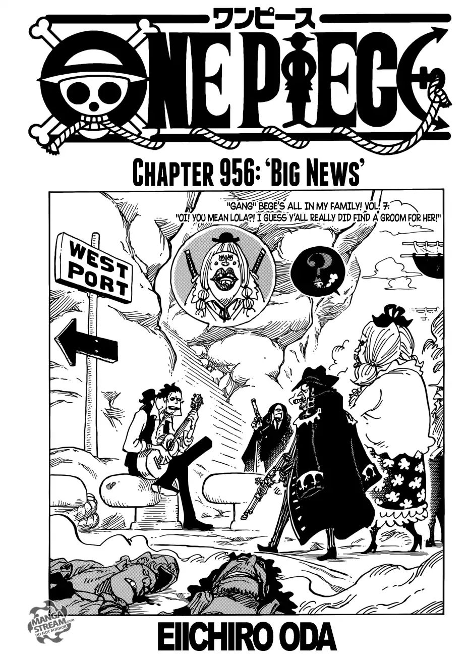 One Piece, chapter 956 image 01