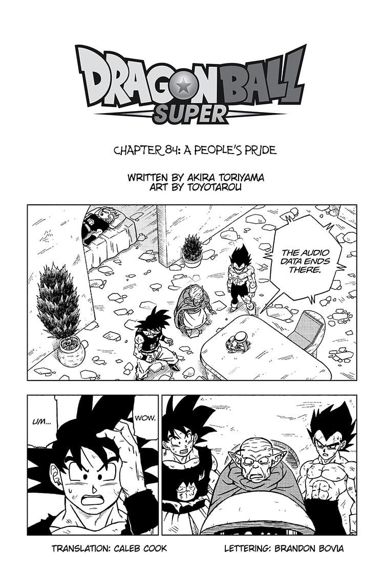  Dragon Ball Super, Chapter 84 image 01