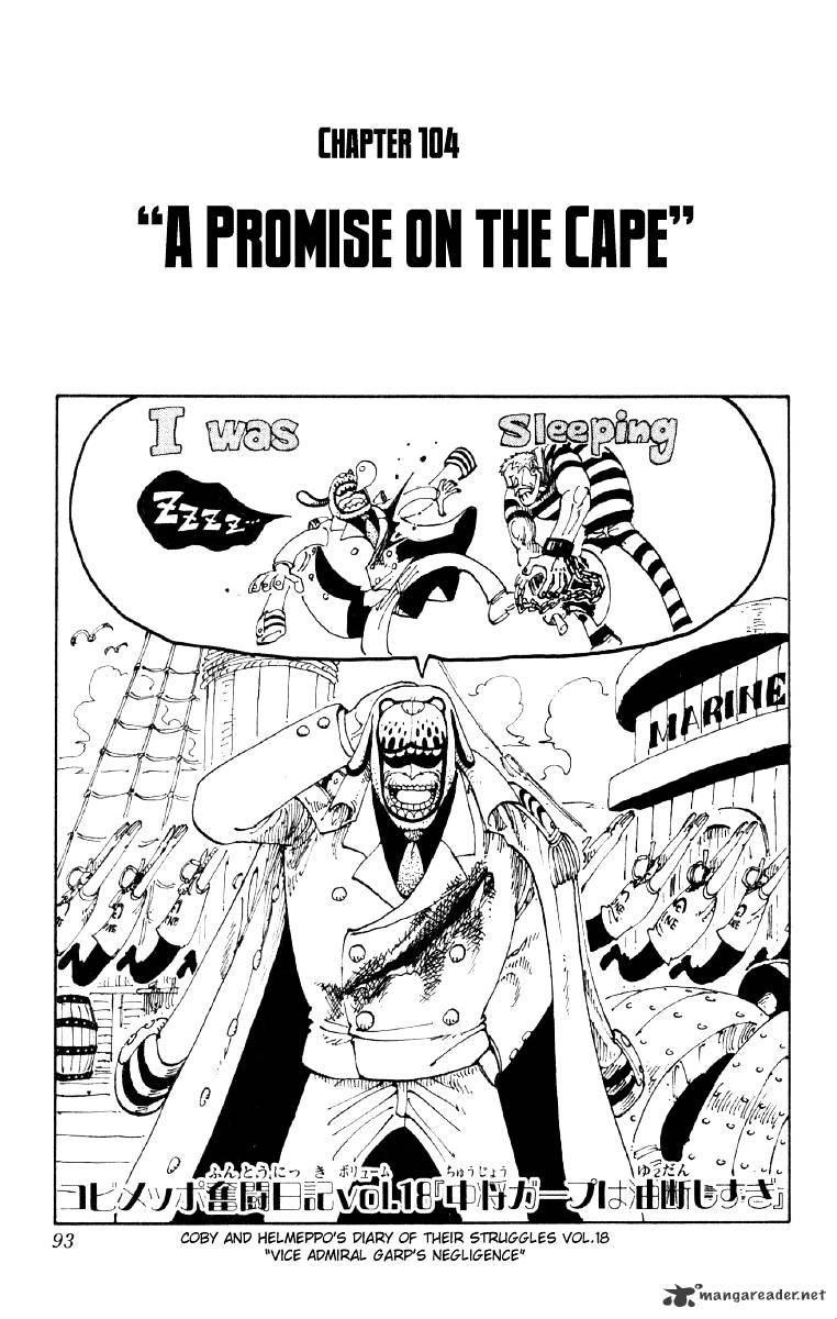 One Piece, chapter 104 image 01
