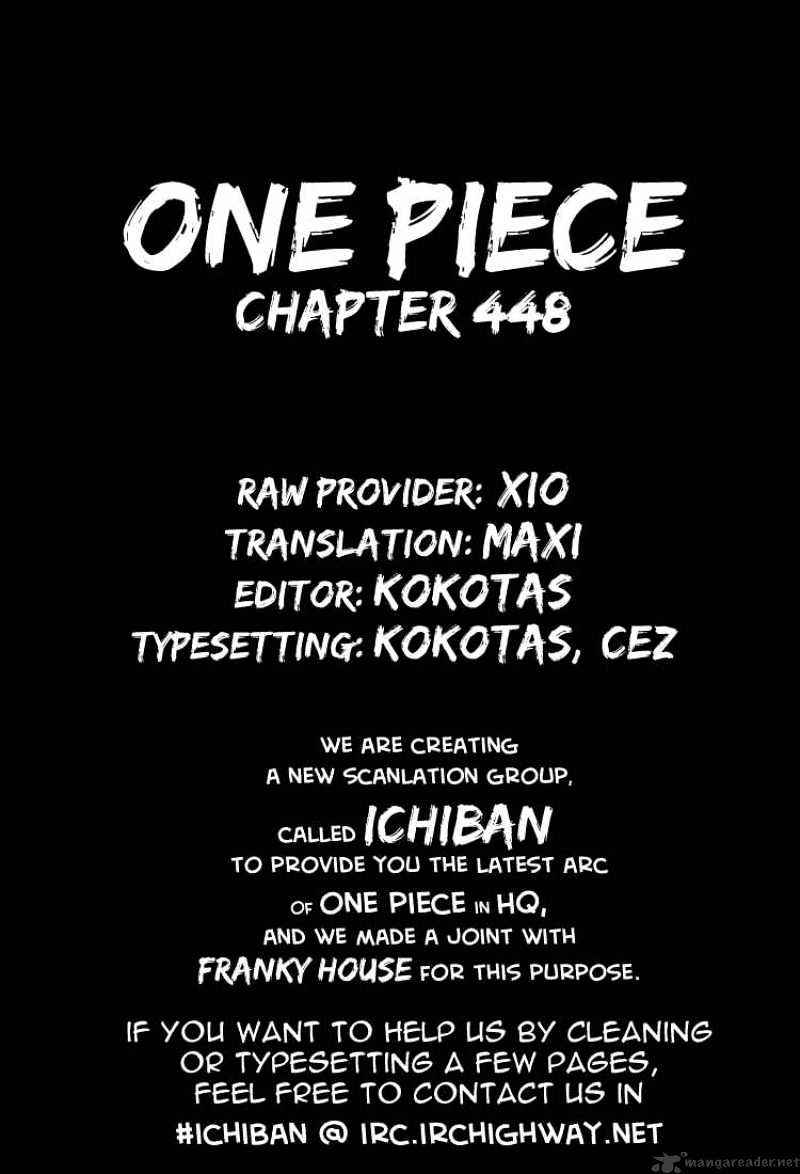 One Piece, chapter 448 image 19