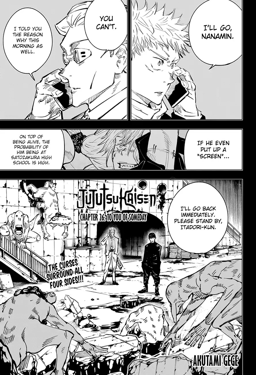 Jujutsu Kaisen, Chapter 26 To You Of Someday image 01