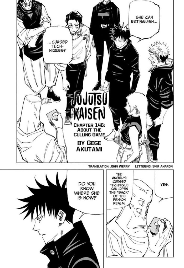 Jujutsu Kaisen, Chapter 146 About The Culling Game image 01