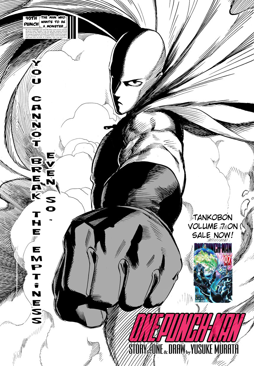 One Punch Man, Chapter 41 - The Man Who Wanted to Be a Villain image 10