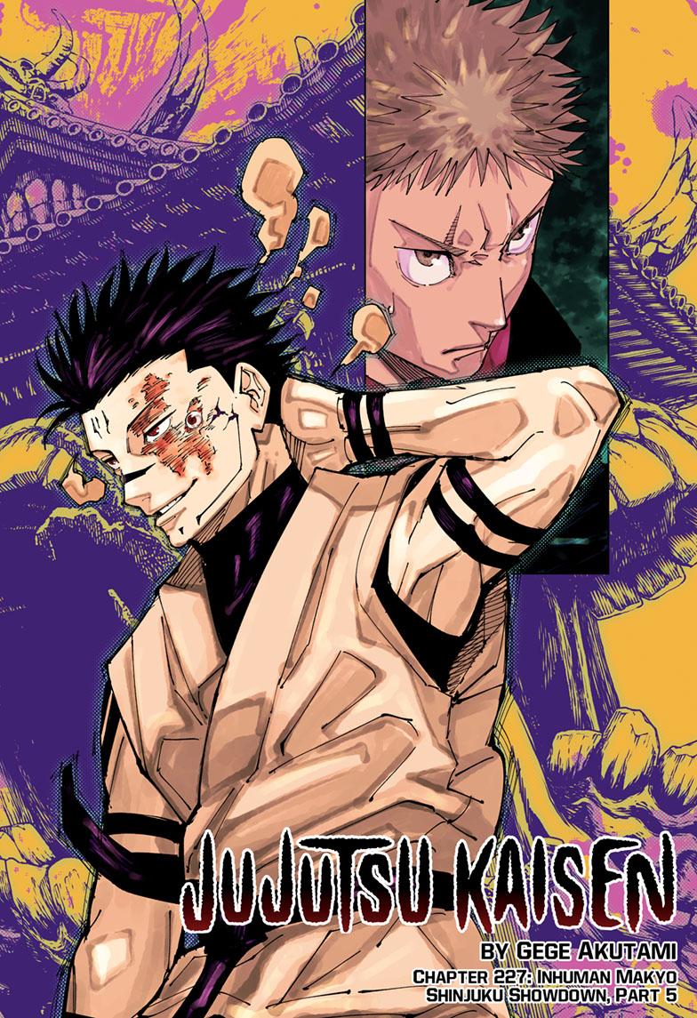 Jujutsu Kaisen, Chapter 227 image 01