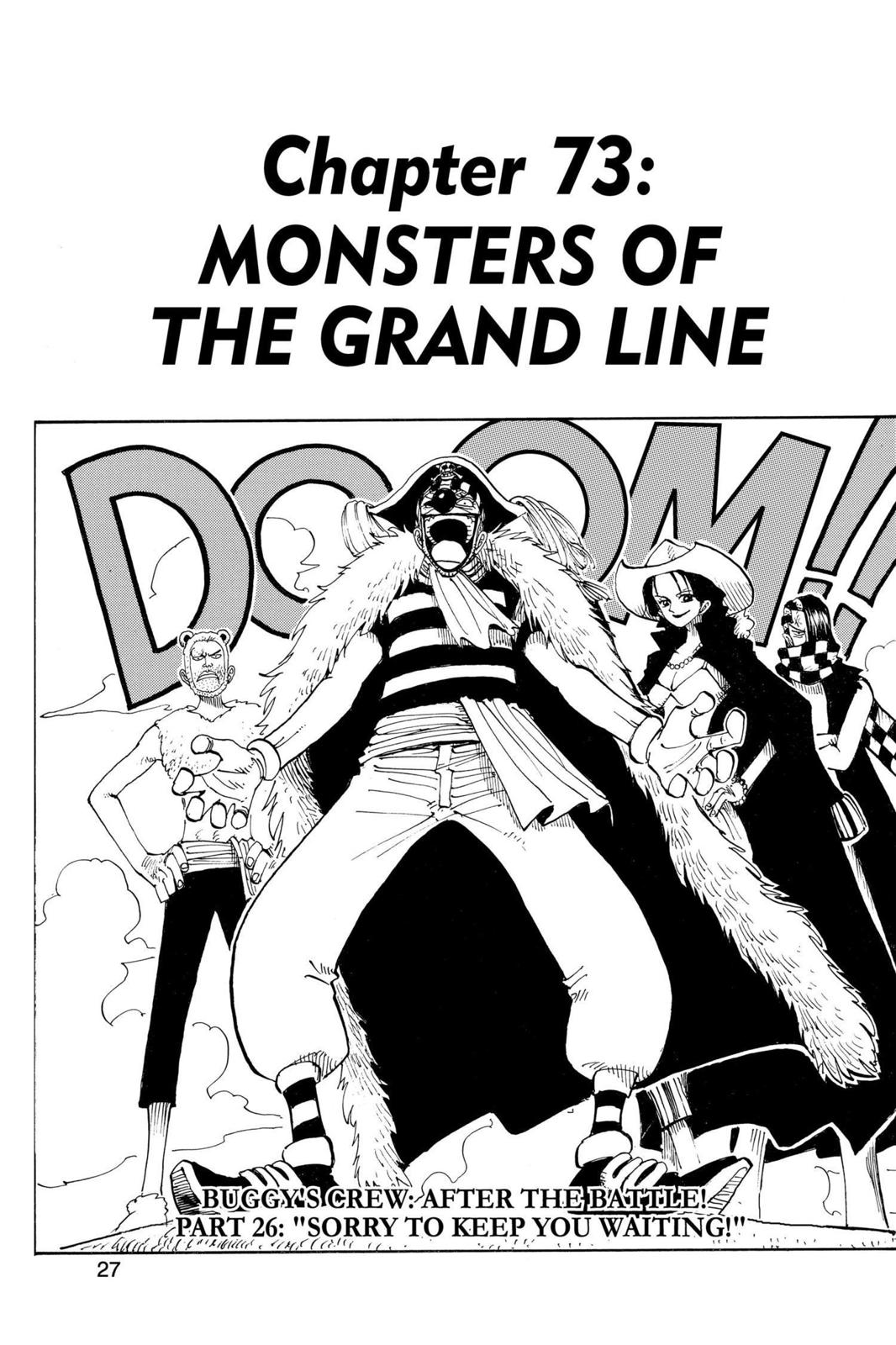 One Piece, Chapter 73 image 01