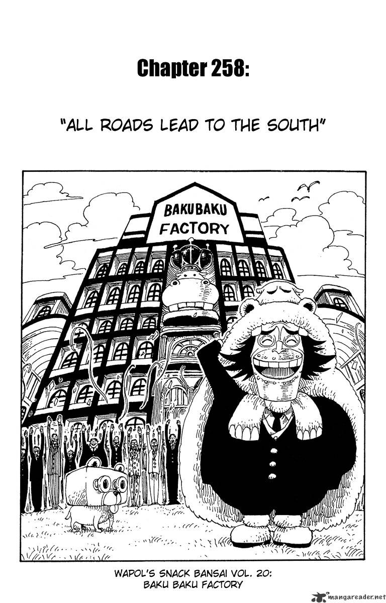One Piece, chapter 258 image 01