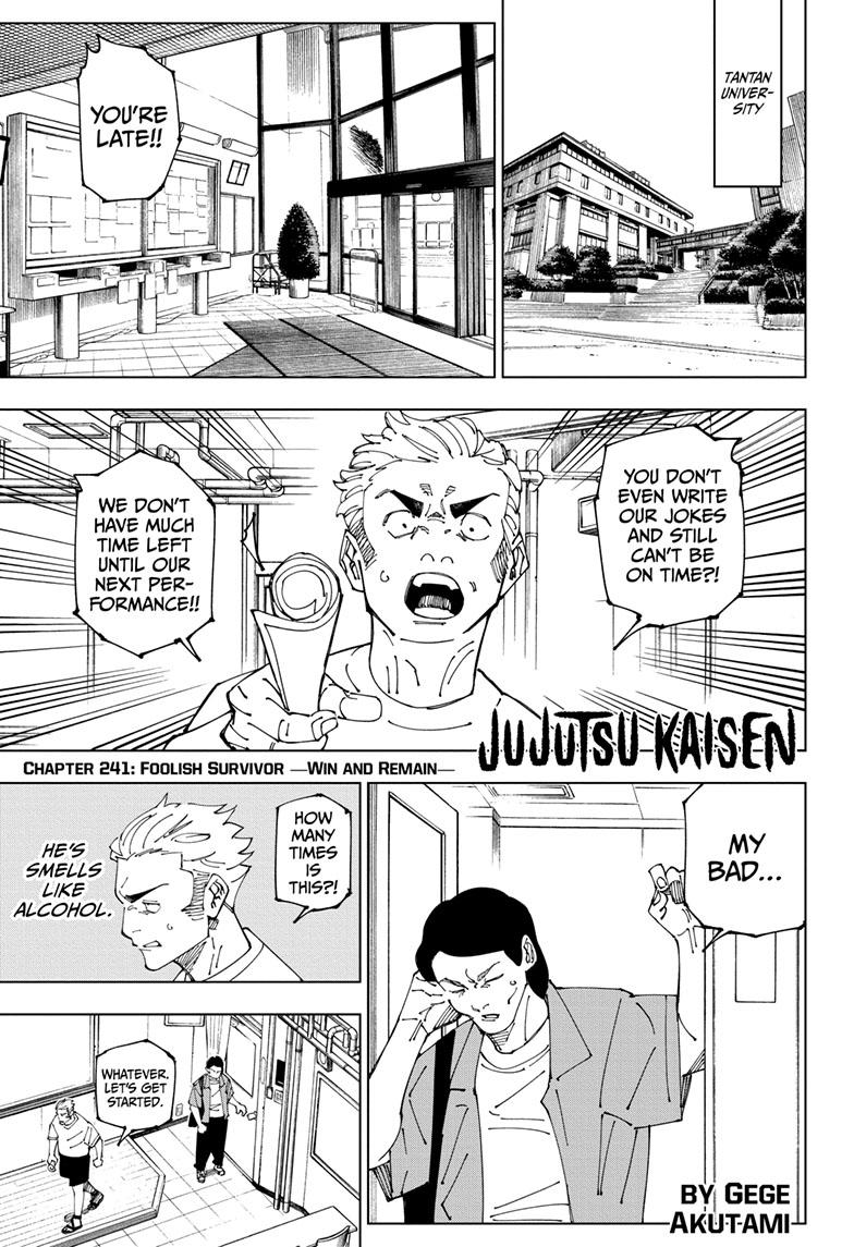 Jujutsu Kaisen, Chapter 241 image 01