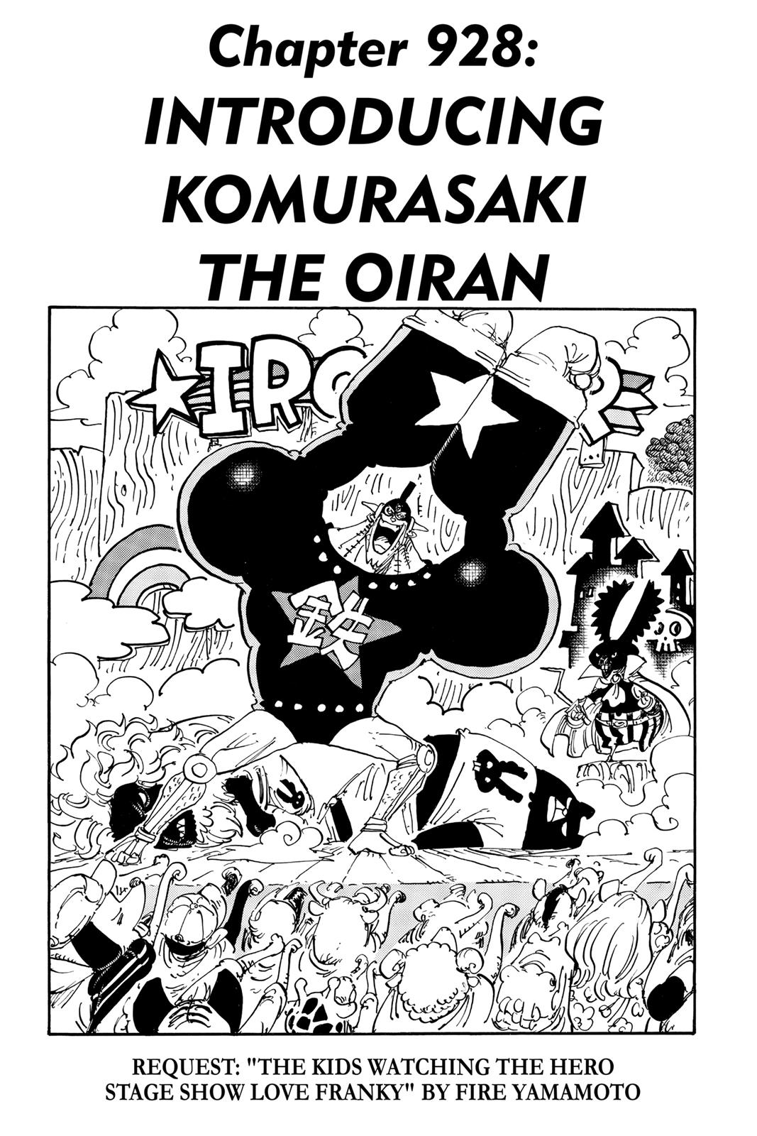 One Piece, Chapter 928 image 01
