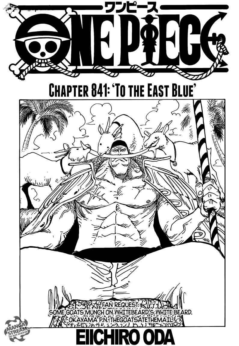 One Piece, chapter 841 image 01