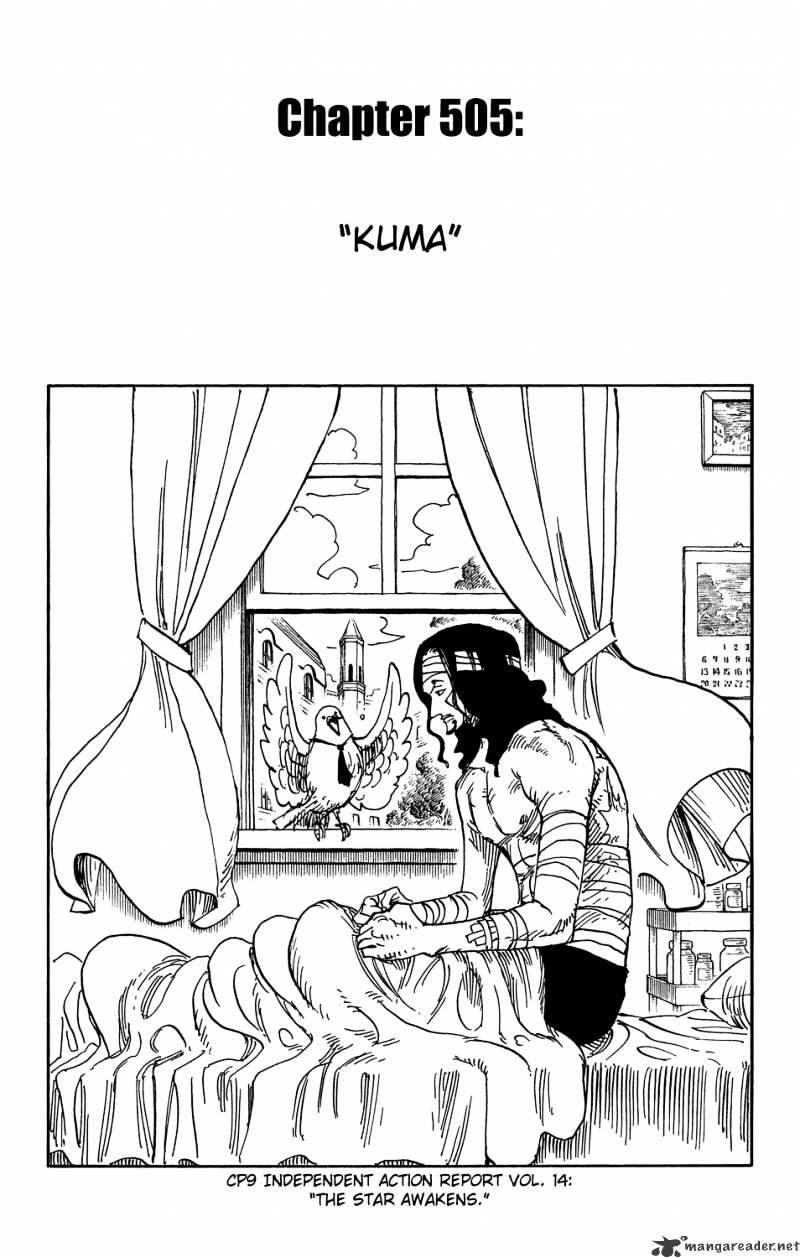 One Piece, chapter 505 image 01