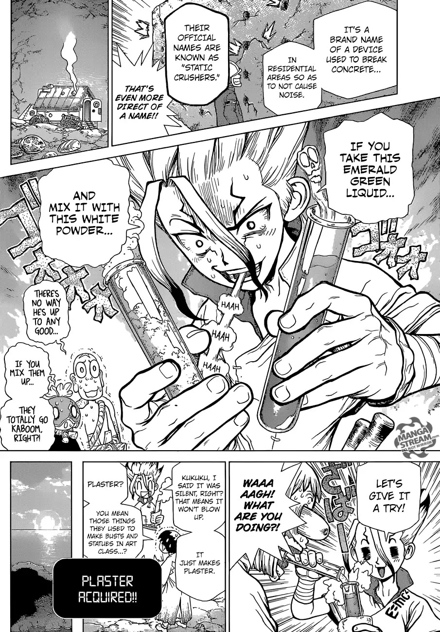 Dr.Stone, Chapter 114 As Science Silently Bores through Stone image 08