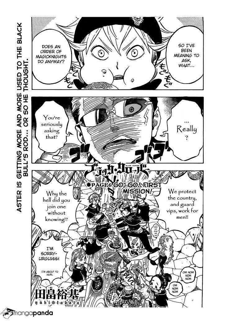 Black Clover, Chapter 6  Go Go, First Misson !!! image 02