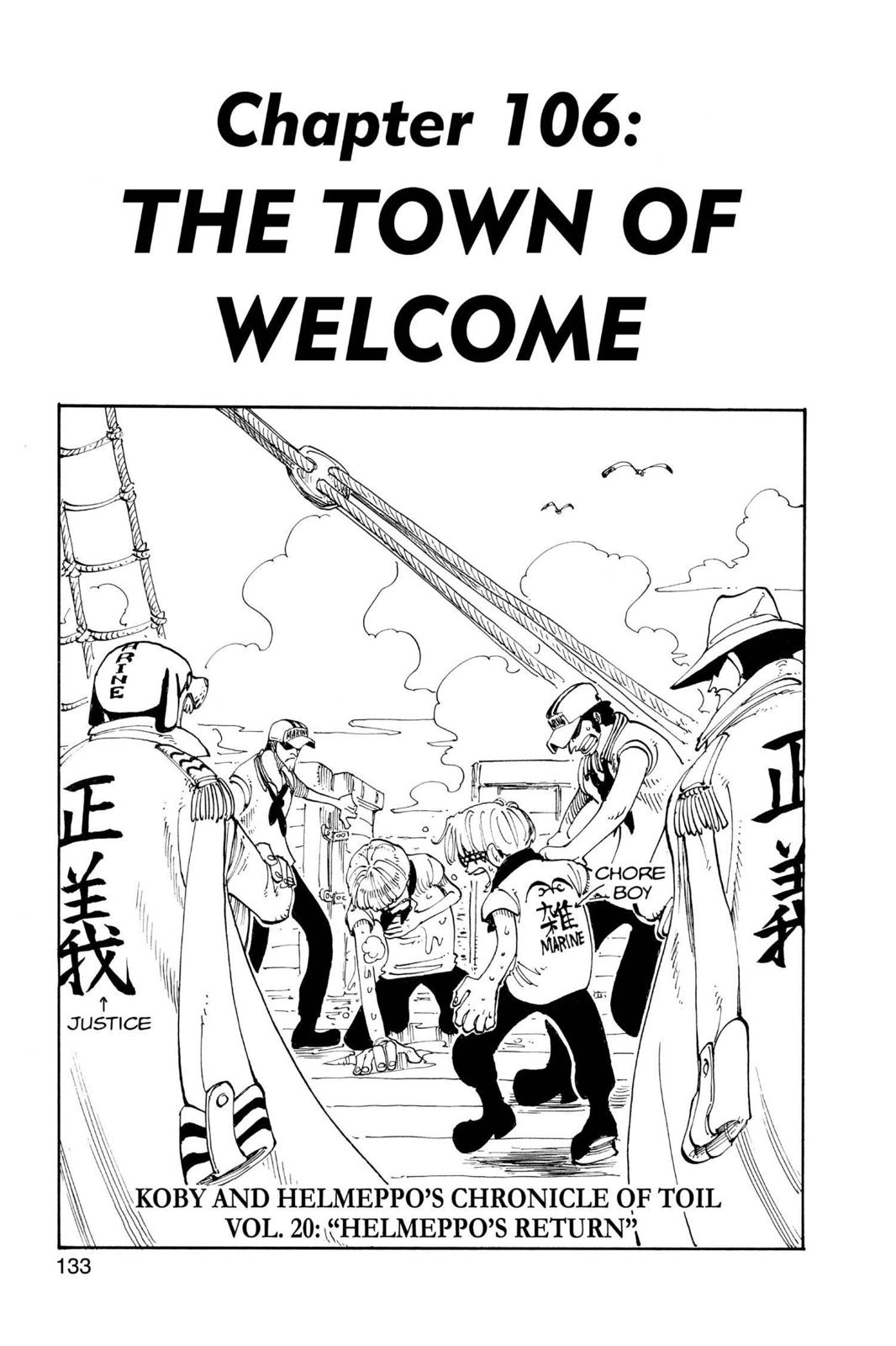 One Piece, Chapter 106 image 01