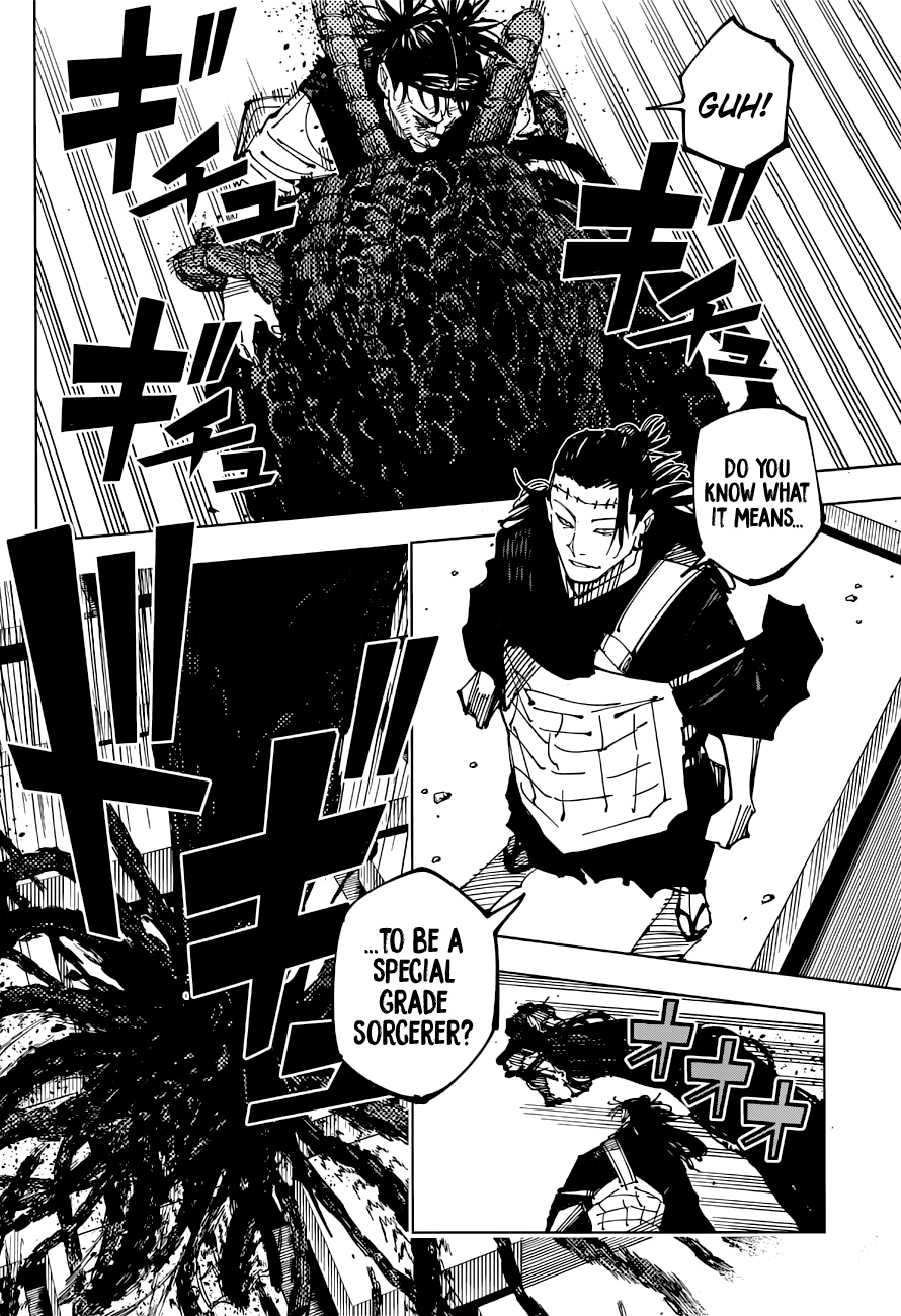 Jujutsu Kaisen, Chapter 203 Blood And Oil ② image 14