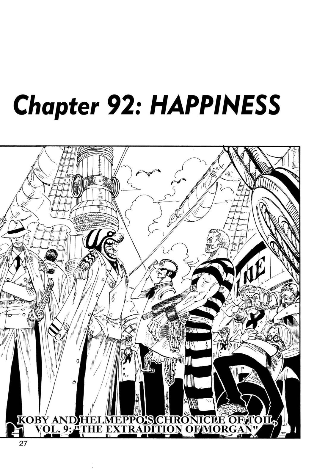 One Piece, Chapter 92 image 01