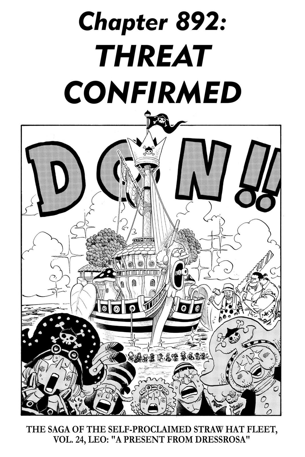 One Piece, Chapter 892 image 01