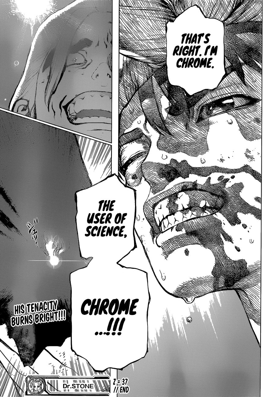 Dr.Stone, Chapter 37  The Science User, Chrome image 19