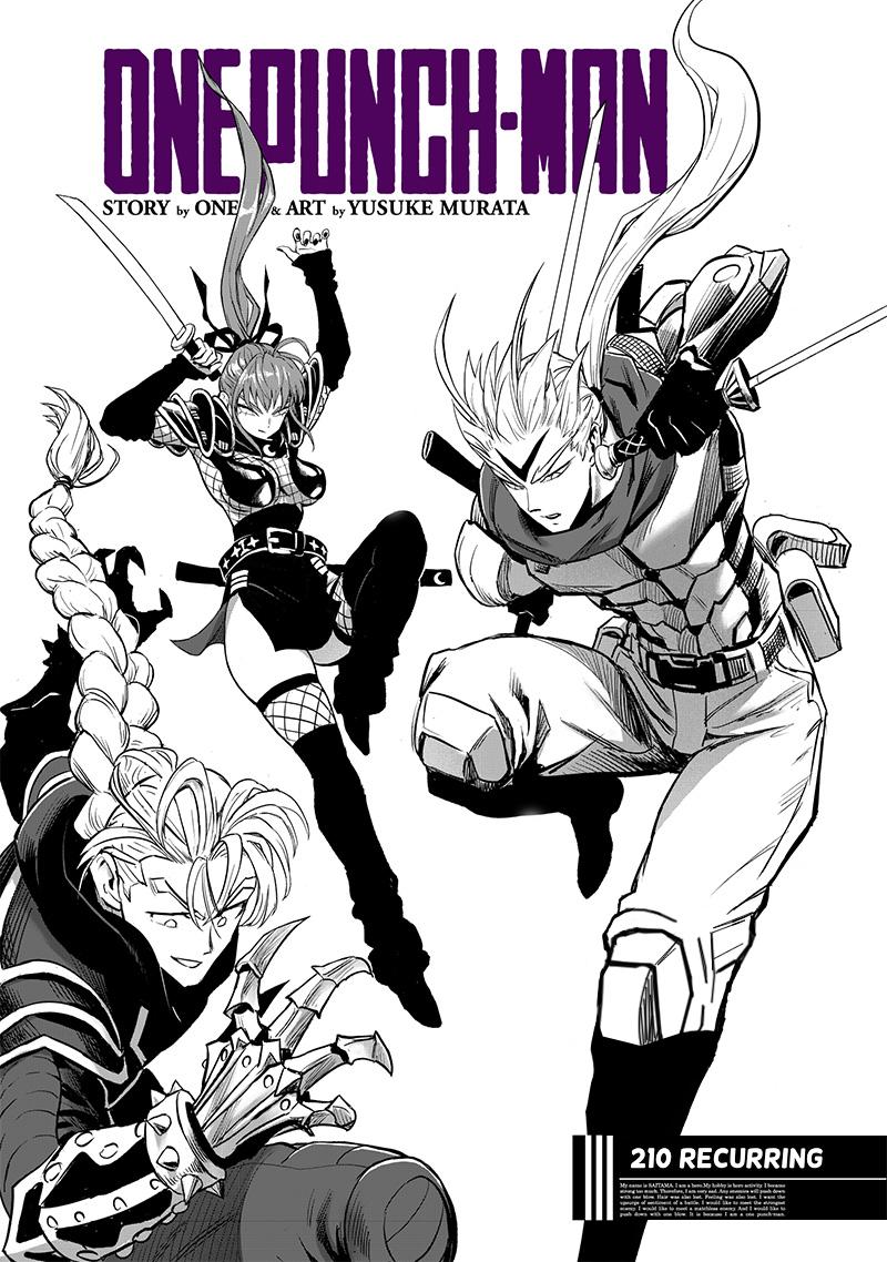 One Punch Man, Chapter 210 image 01