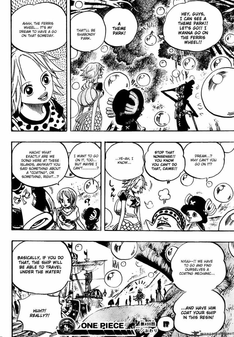 One Piece, chapter 496 image 17