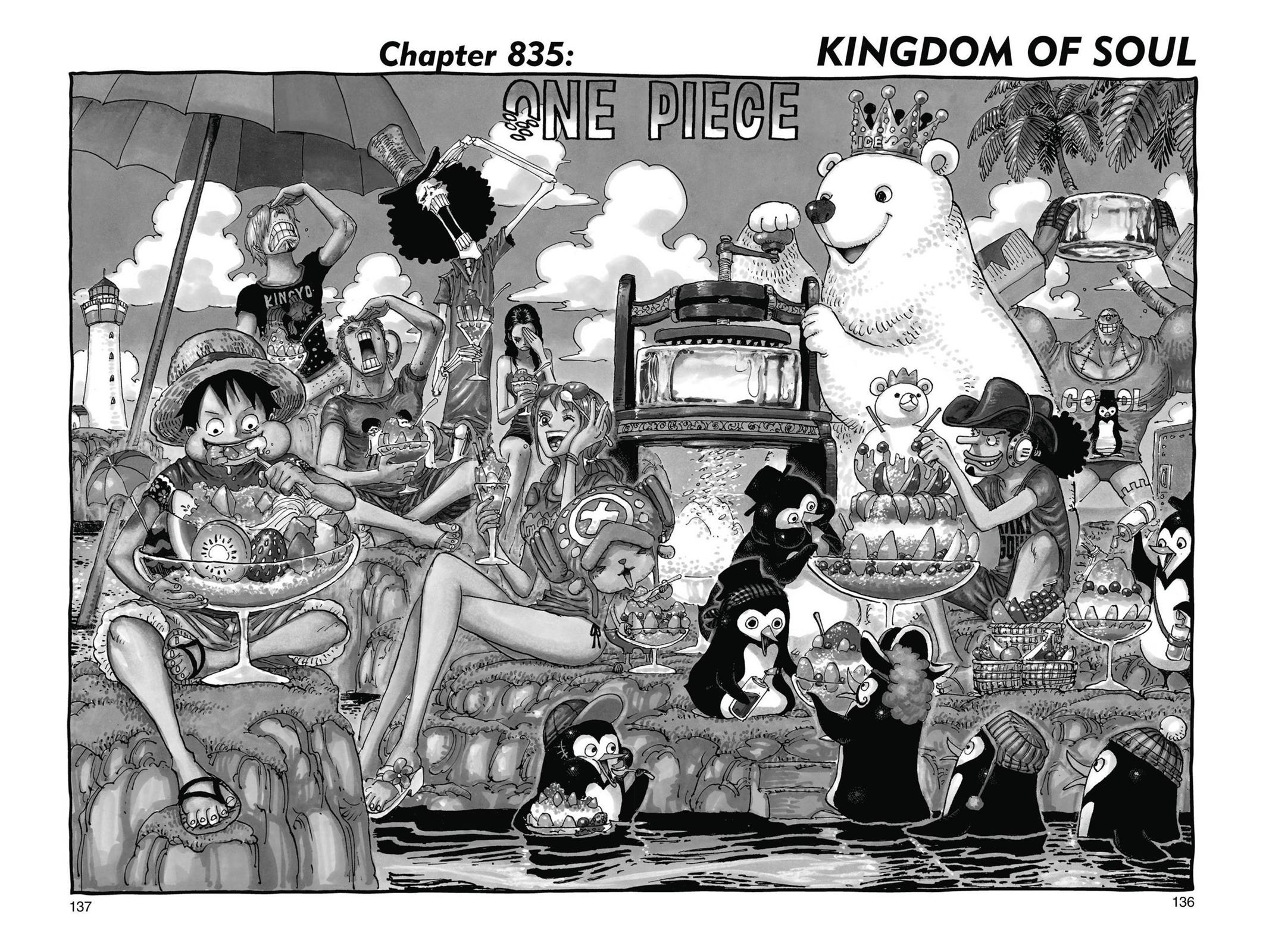 One Piece, Chapter 835 image 01