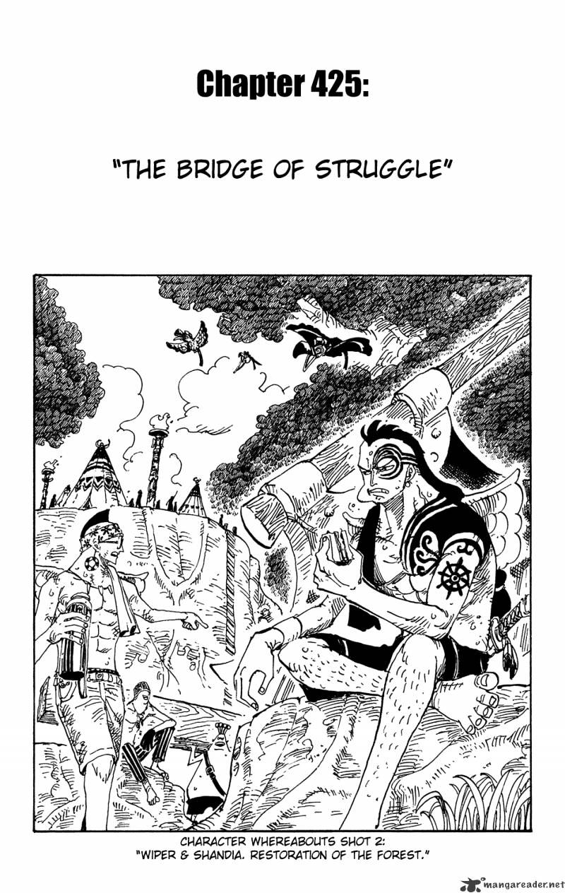 One Piece, chapter 425 image 01