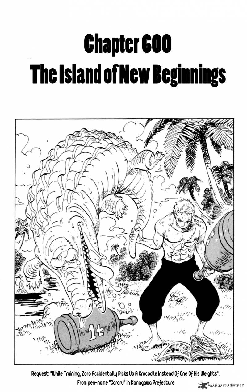 One Piece, chapter 600 image 01