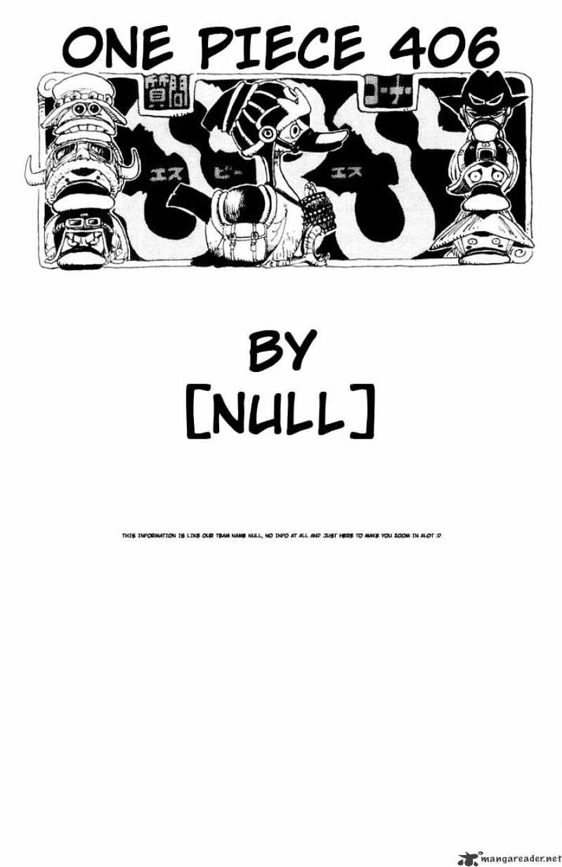One Piece, chapter 406 image 19