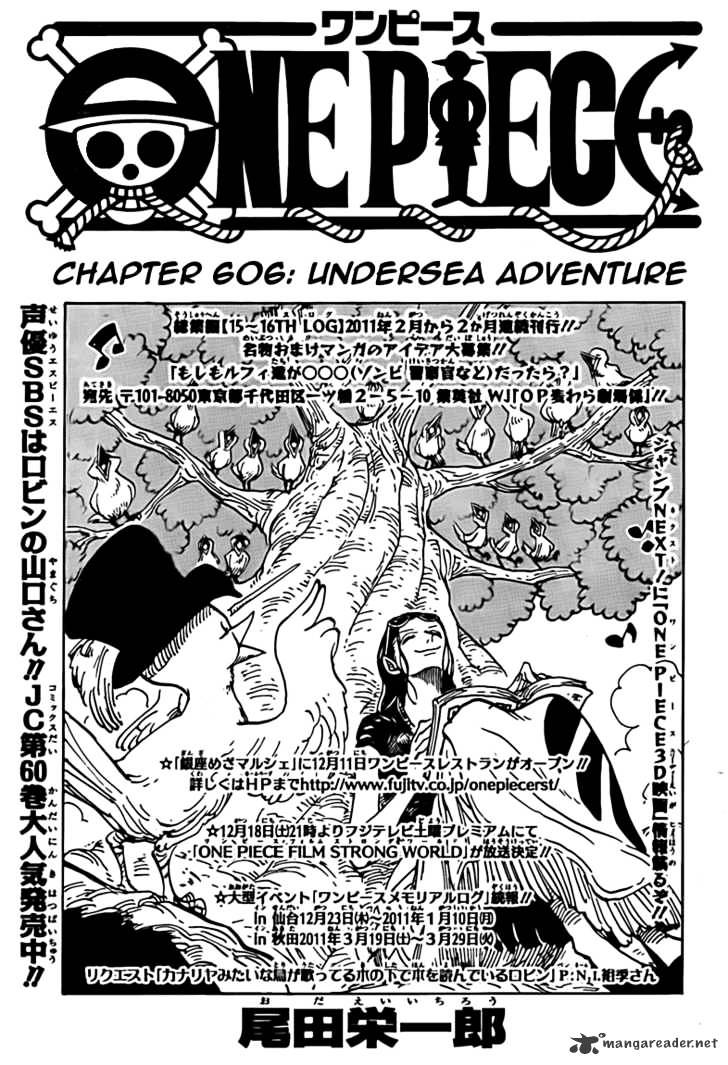 One Piece, chapter 606 image 01