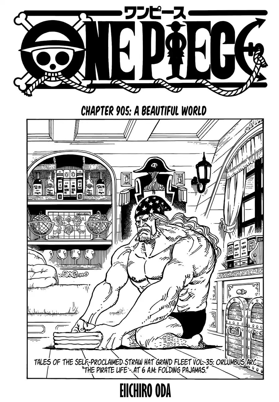 One Piece, chapter 905 image 01
