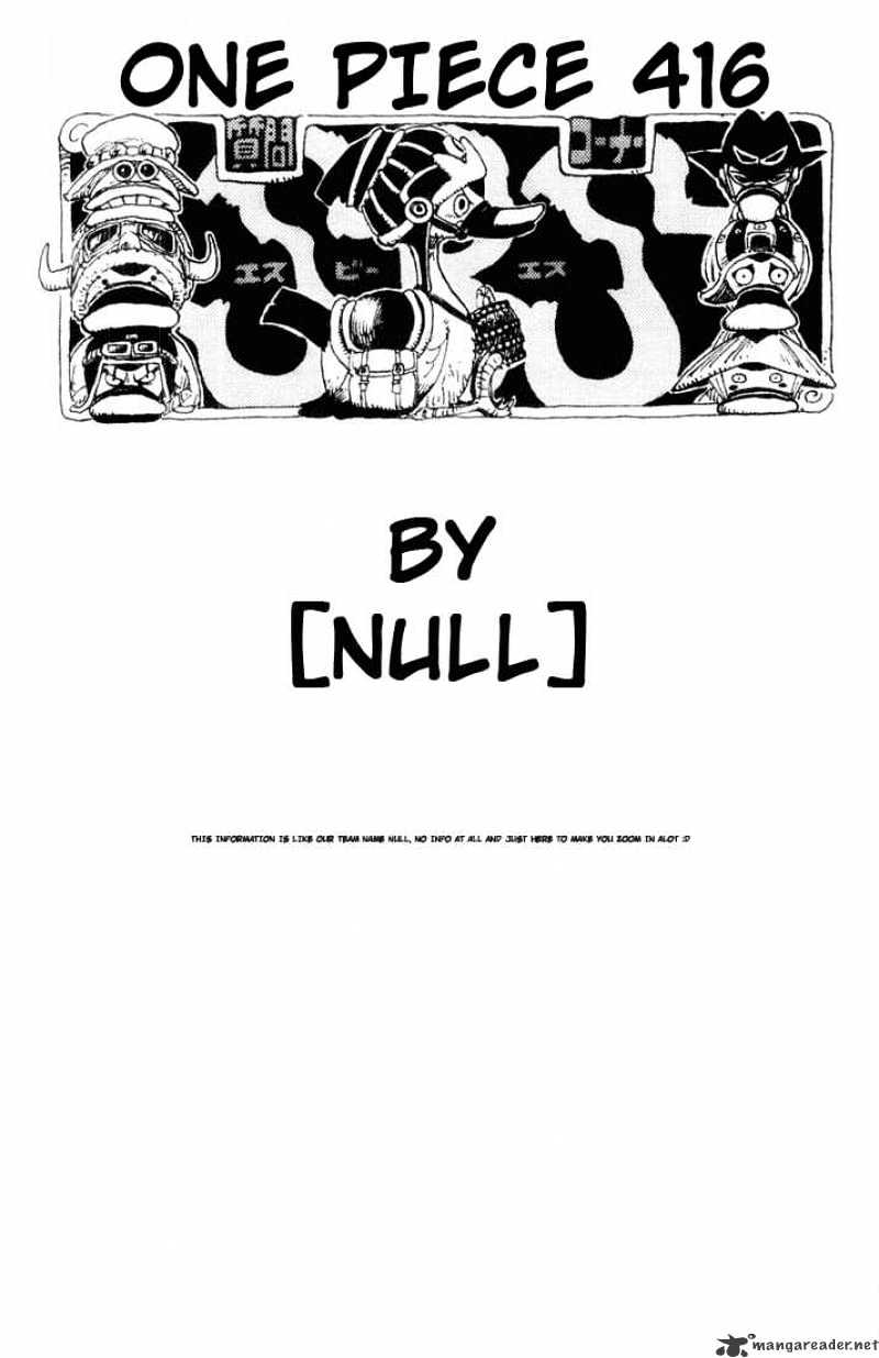 One Piece, chapter 416 image 20