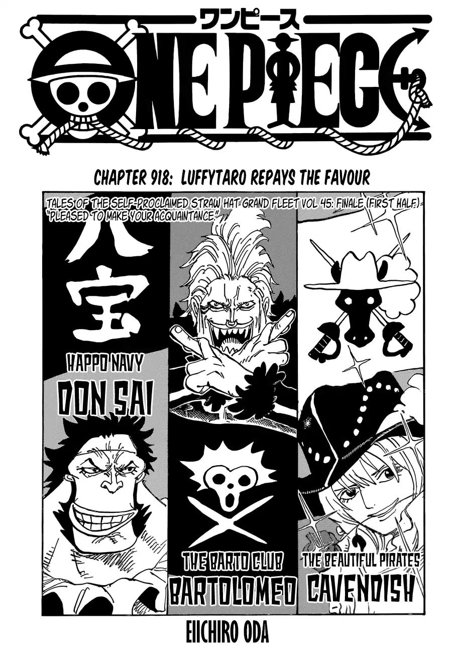 One Piece, chapter 918 image 01