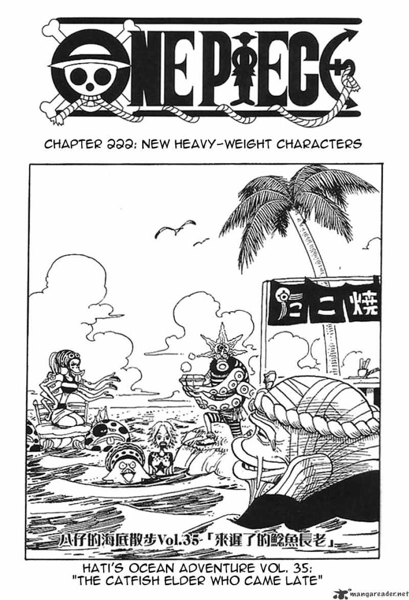 One Piece, chapter 222 image 01
