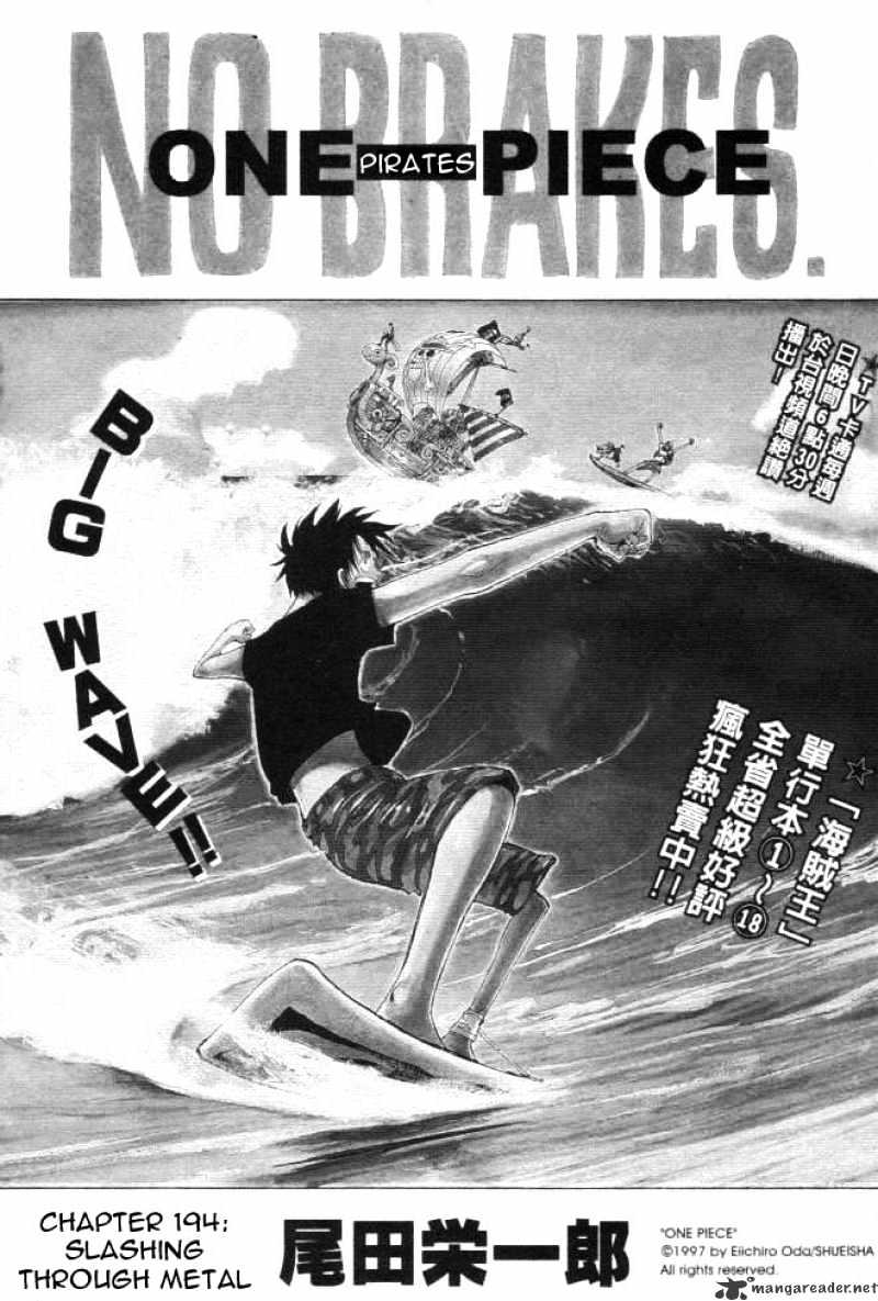 One Piece, chapter 194 image 01