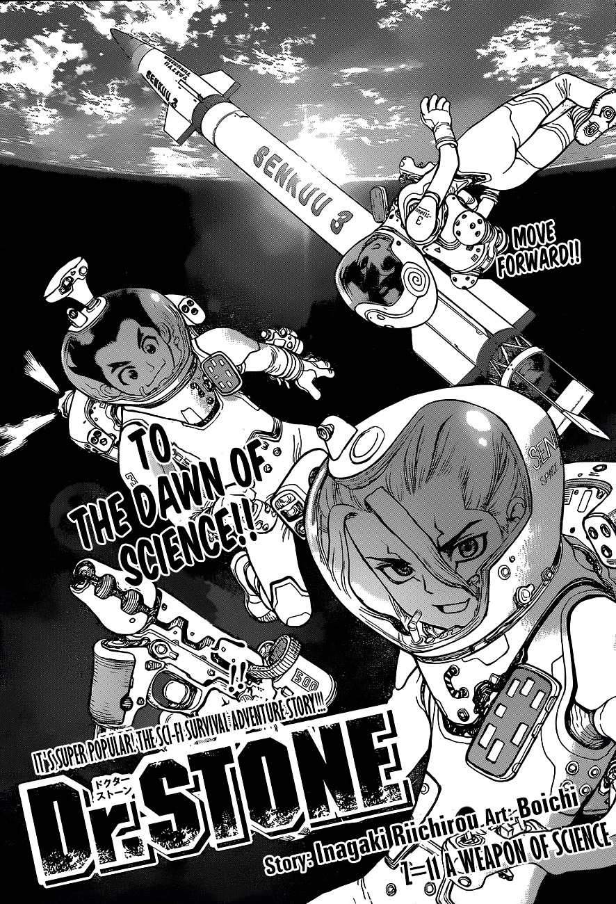 Dr.Stone, Chapter 11  A Weapon of Science image 01