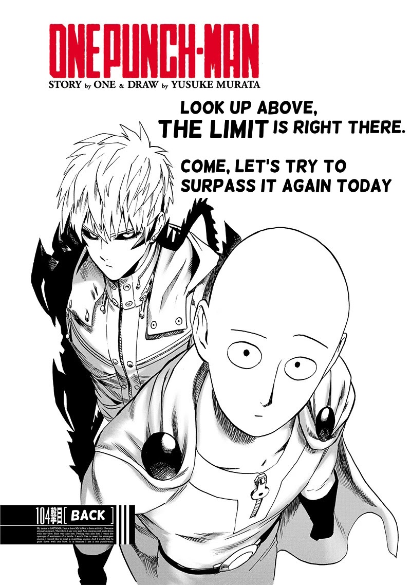 One Punch Man, Chapter 104 Back (Revised) image 02