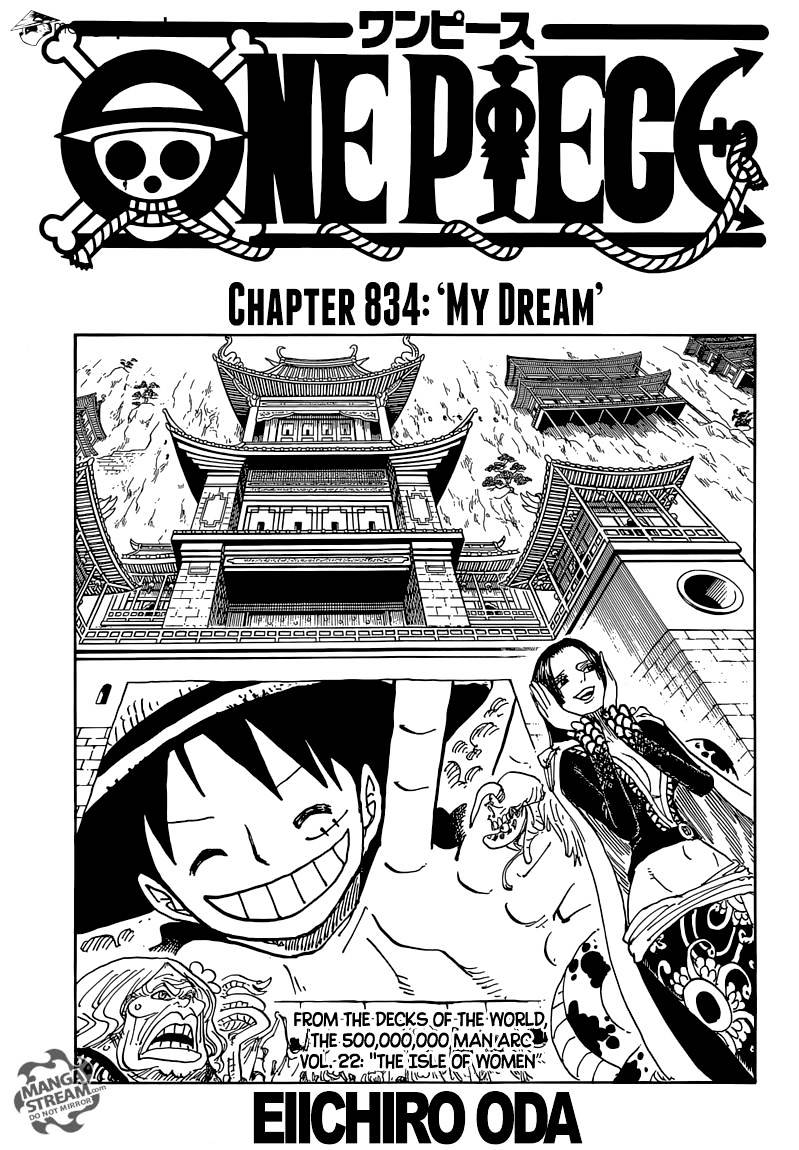 One Piece, chapter 834 image 01