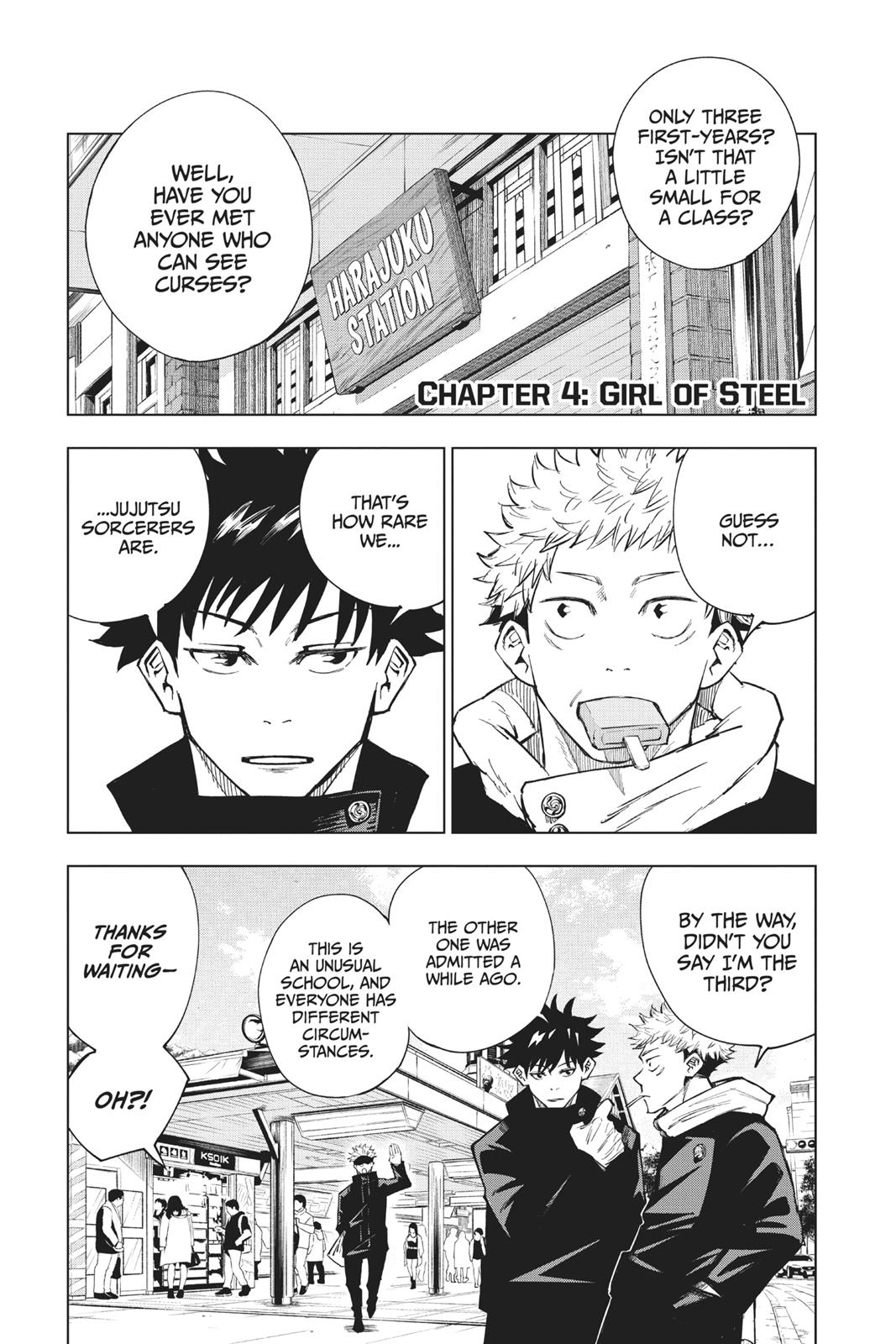 Jujutsu Kaisen, Chapter Chapter 4 image 01