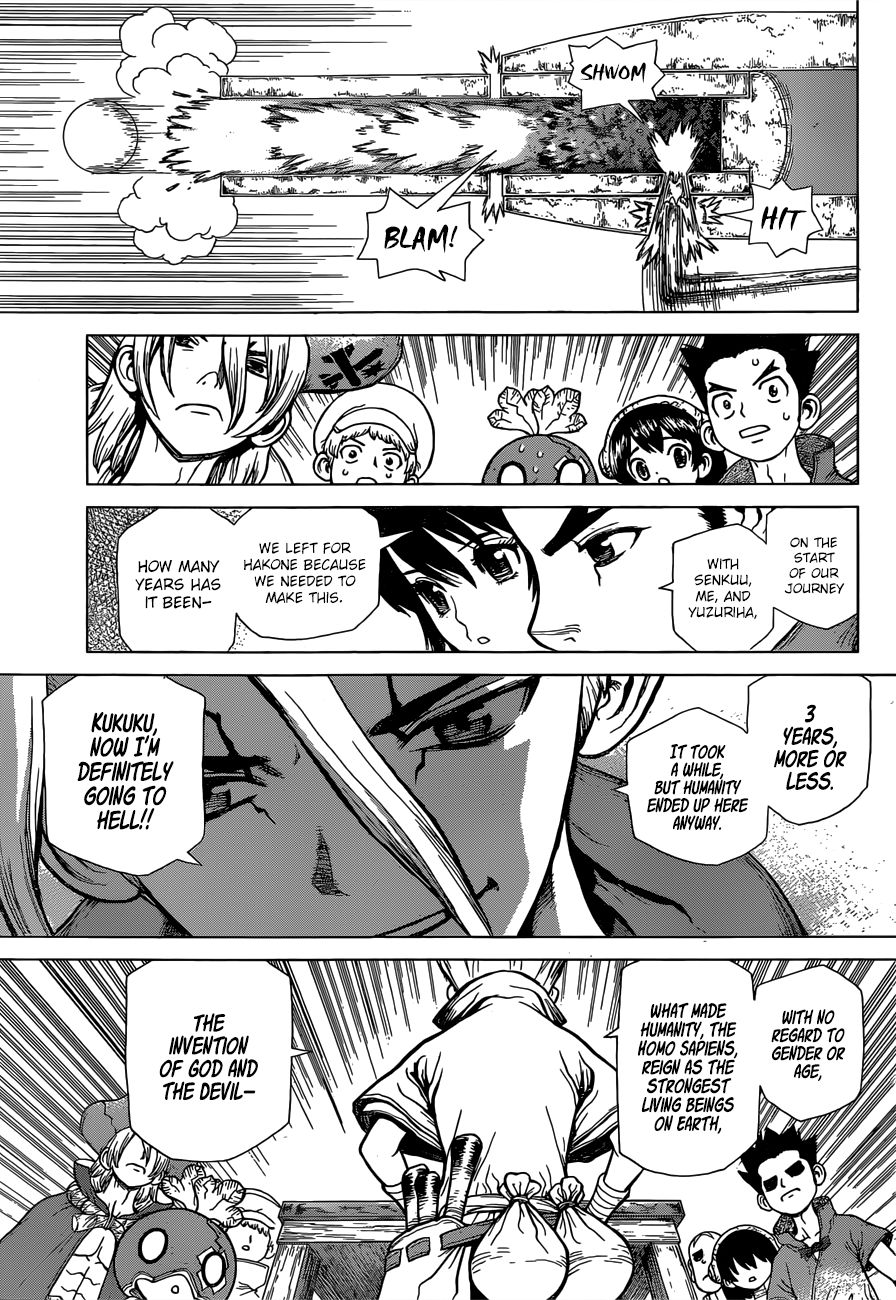 Dr.Stone, Chapter 124 The invention of God and the Devil image 10