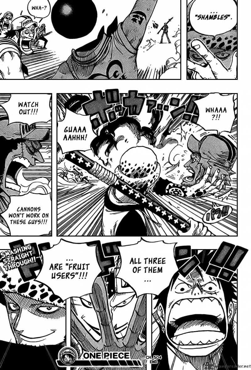 One Piece, chapter 504 image 19