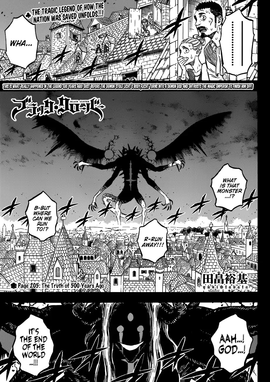 Black Clover, Chapter 205 The Truth Of 500 Years Ago image 01