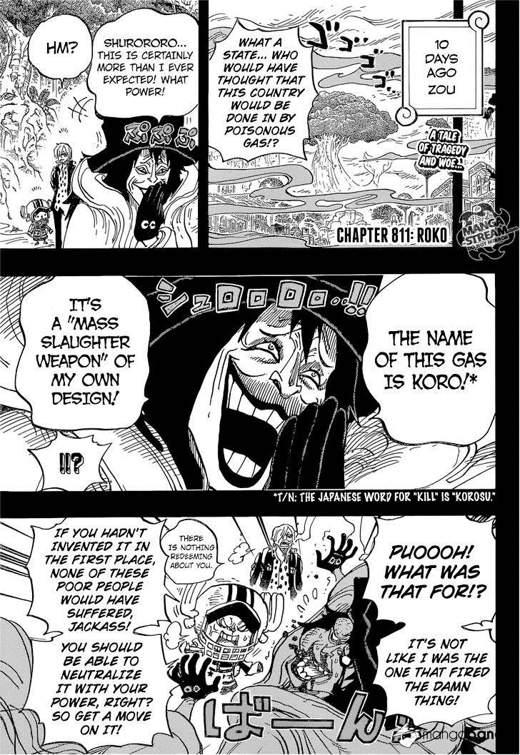 One Piece, chapter 811 image 04