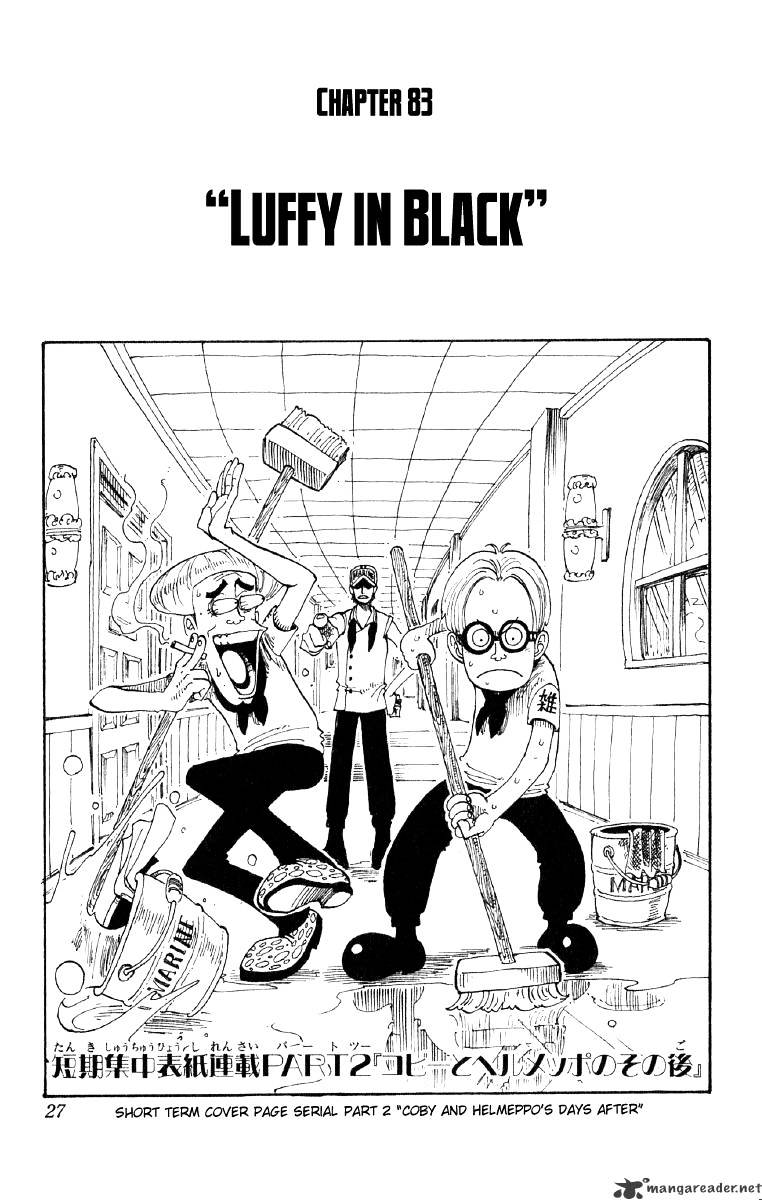 One Piece, chapter 83 image 01
