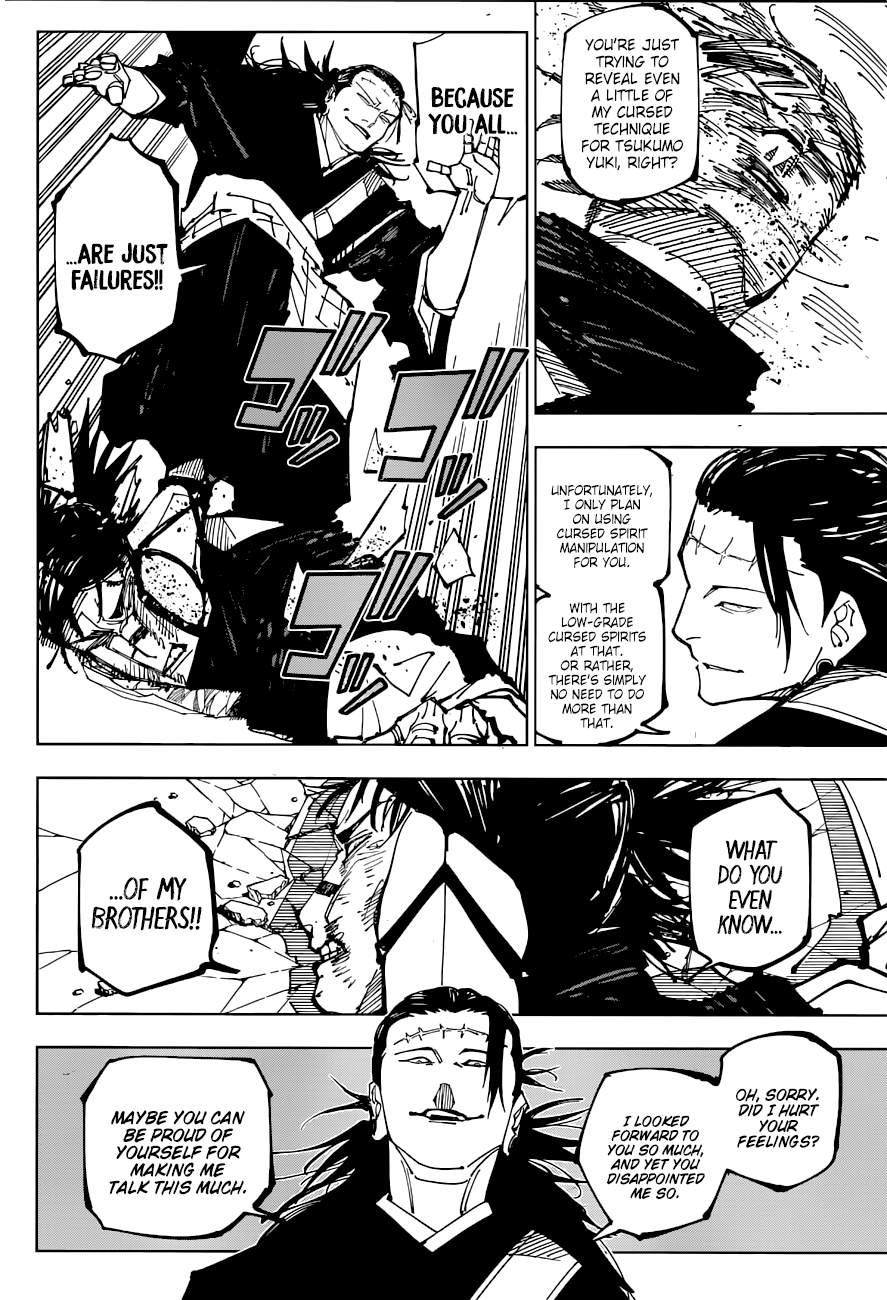 Jujutsu Kaisen, Chapter 203 Blood And Oil ② image 12