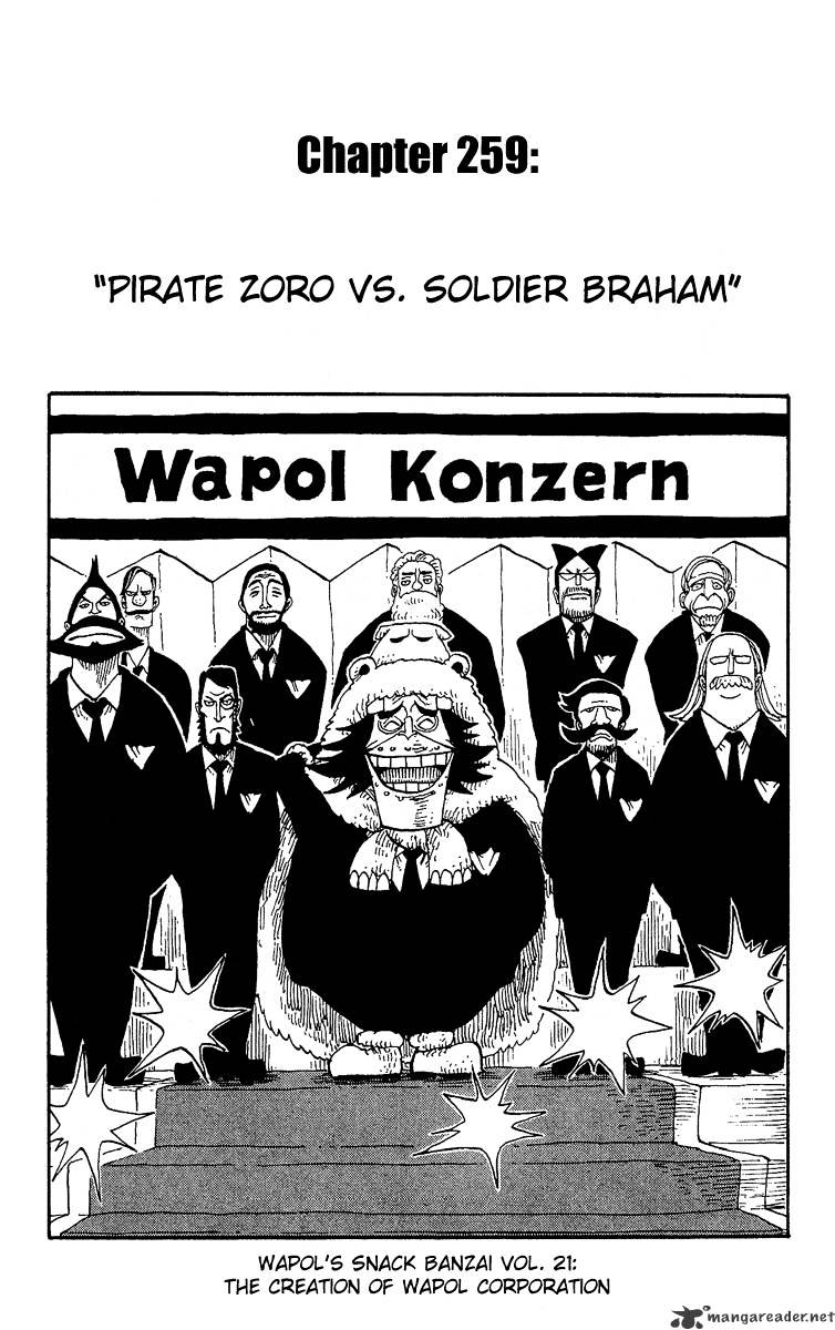 One Piece, chapter 259 image 01