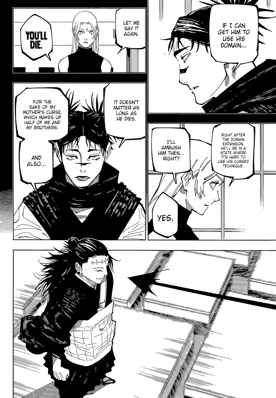 Jujutsu Kaisen, Chapter 203 Blood And Oil ② image 03