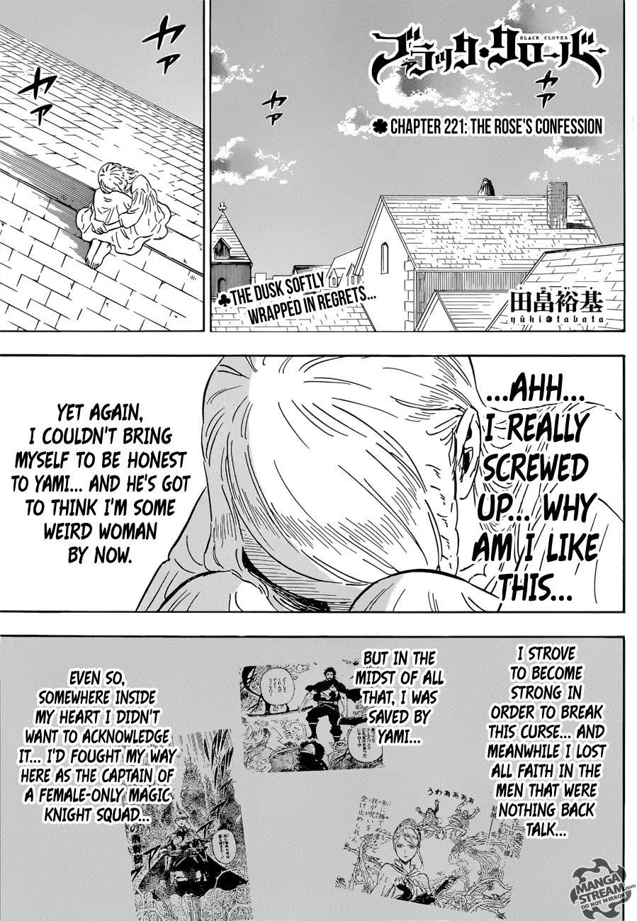 Black Clover, Chapter 221 The Rose
