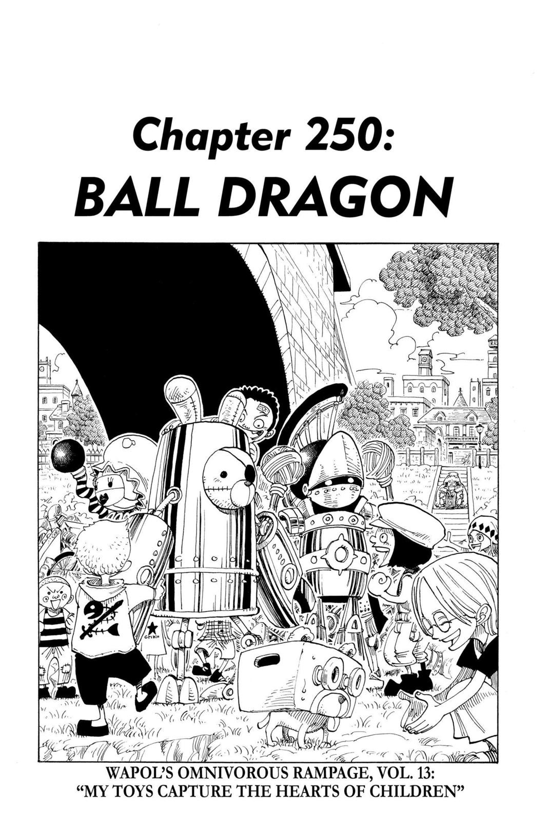 One Piece, Chapter 250 image 01