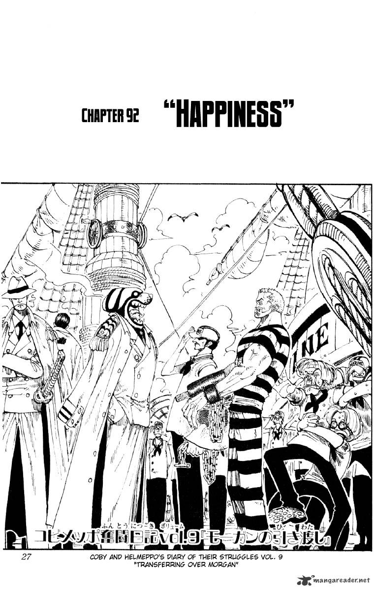 One Piece, chapter 92 image 01