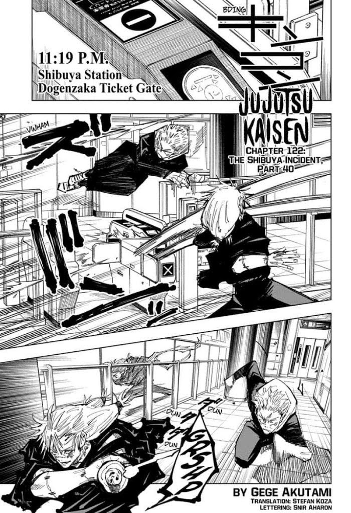 Jujutsu Kaisen, Chapter 122 The Shibuya Incident, Part image 01