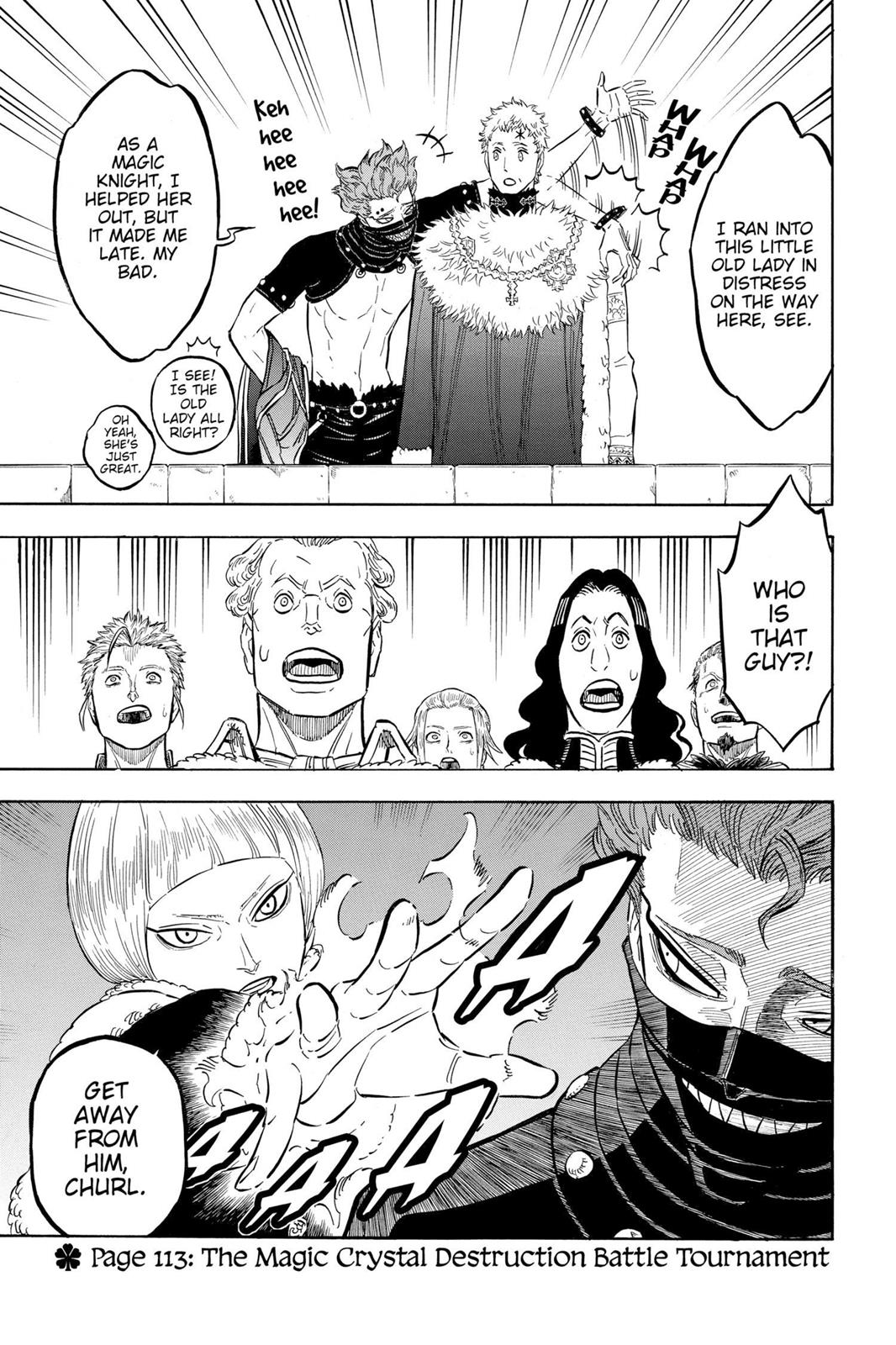 Black Clover, Chapter  113 image 01